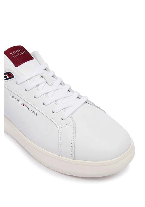 Tommy Hilfiger Chunky Leather Sneakers White Men TOMMY HILFIGER | Sneakers | FM0FM06000-0GY
